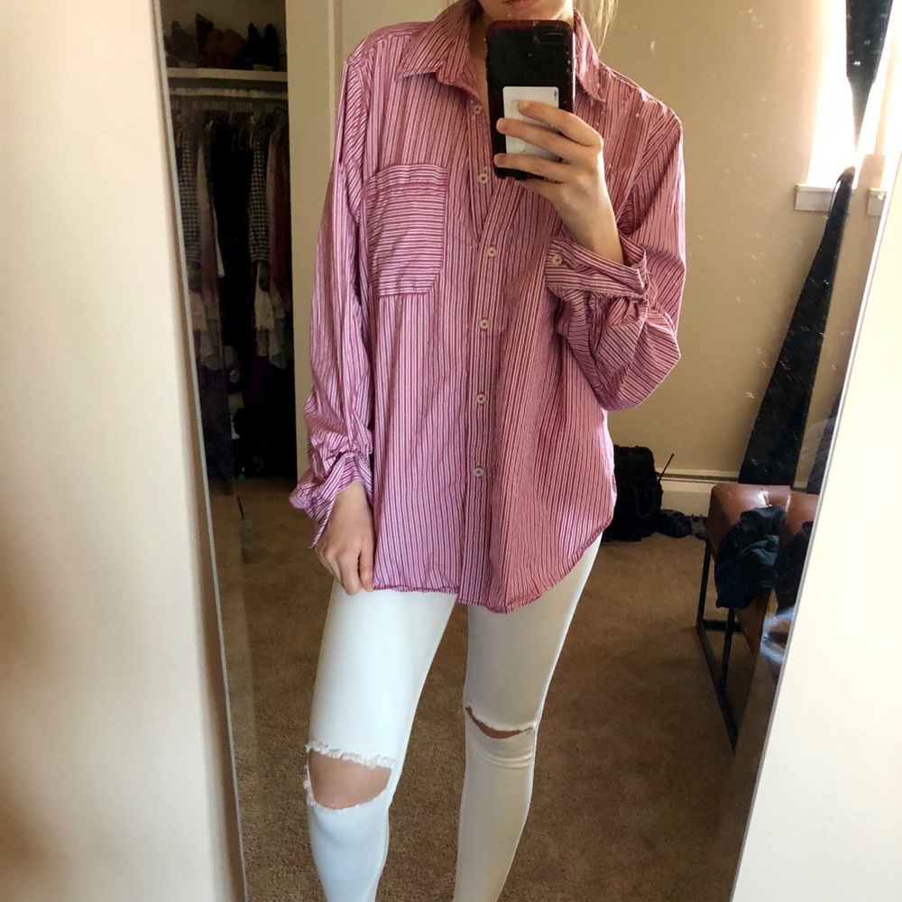 Free People button down shirt